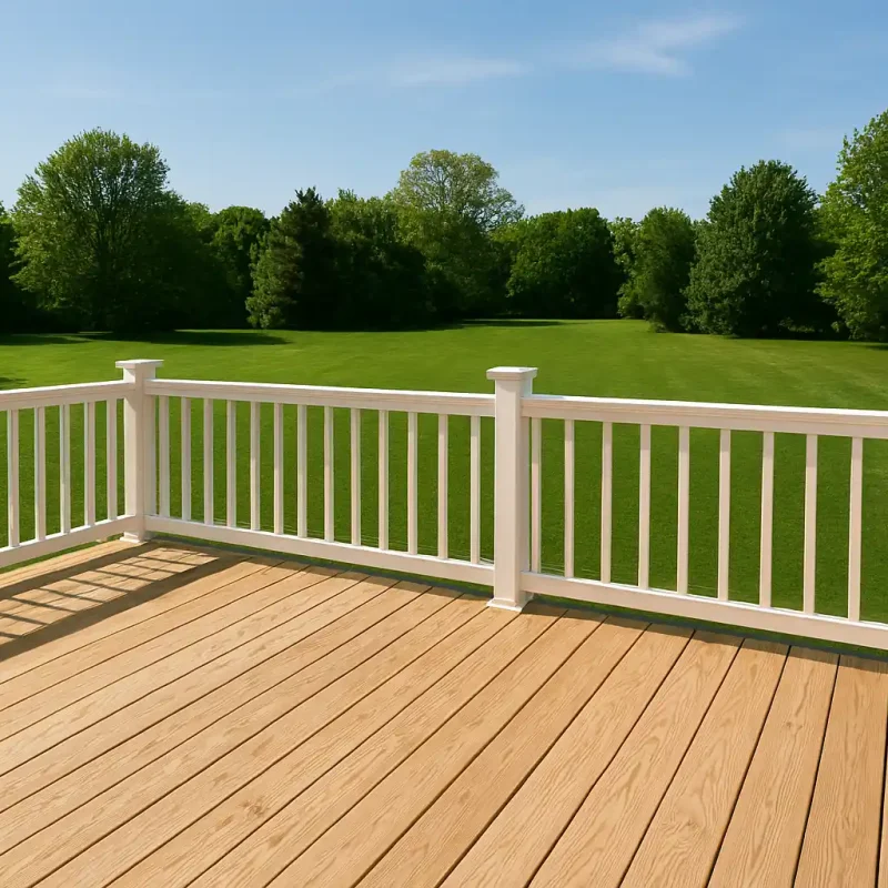 Wood deck